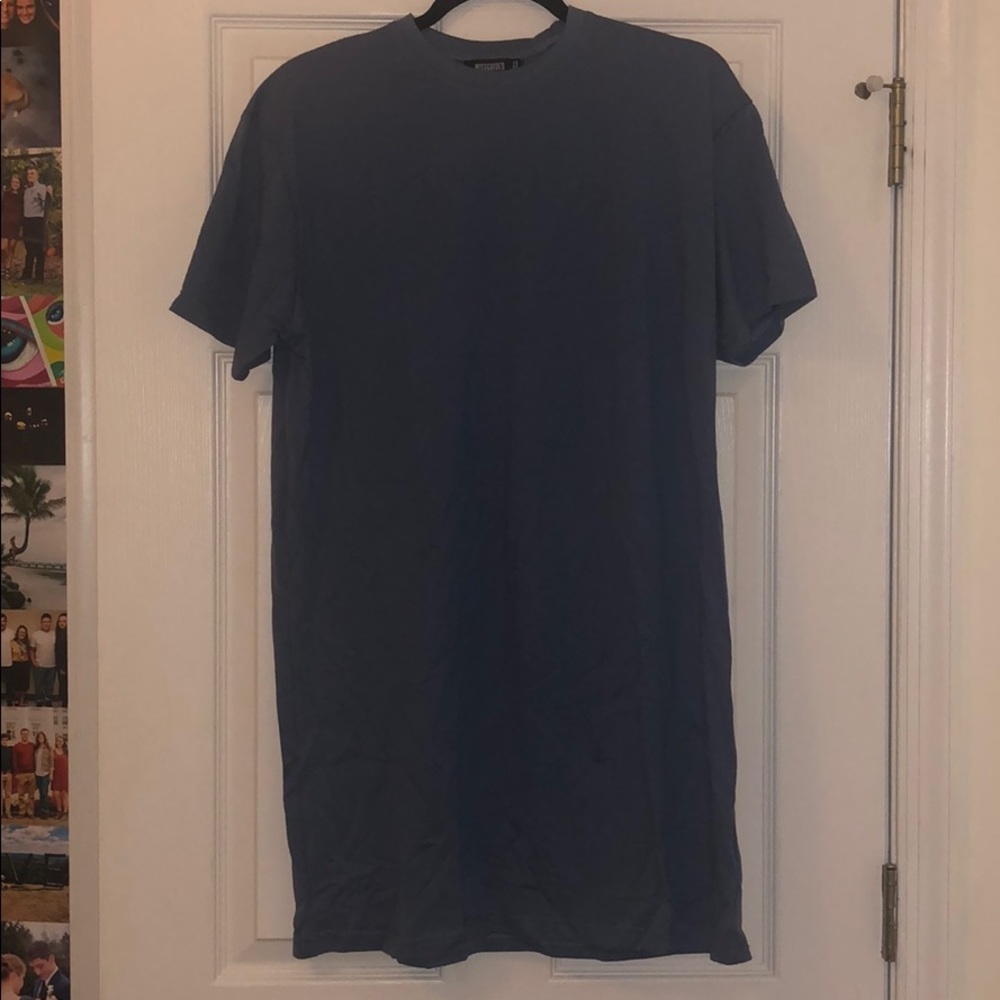 blue t shirt dress